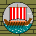 [31. Viking ship (Norsemen) Shield]