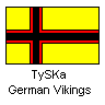 [Tysk or German (Viking) Flag]