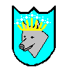 [Gray Wolf (Viking King) Shield]